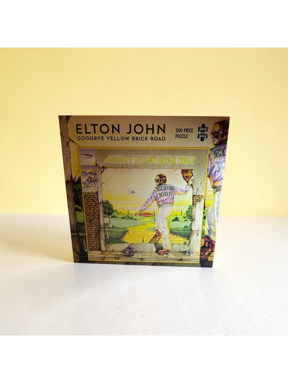 Elton John Goodbye Yellow Brick Road 500 Piece Puzzle 12.25"Box